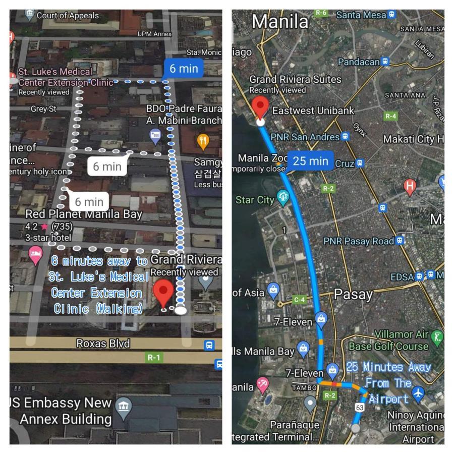 Grand Riviera Suites Comfy Condo Near Us Embassy Manila Bay Roxas Blvd Ermita Manila Luaran gambar